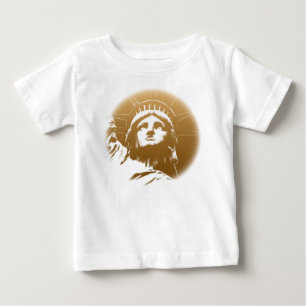 Camiseta del bebé Nueva York NYC Estatua de la Lib