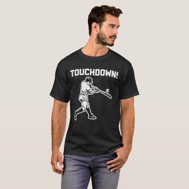 Camiseta del béisbol del momento del aterrizaje (Anverso completo)