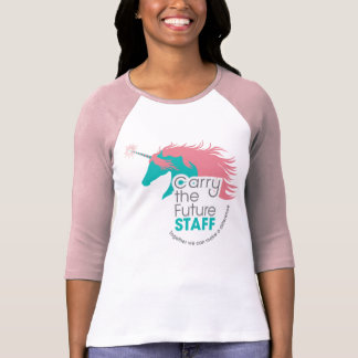 Camiseta del béisbol del personal del unicornio de