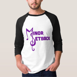 Camiseta del béisbol del revés de menor