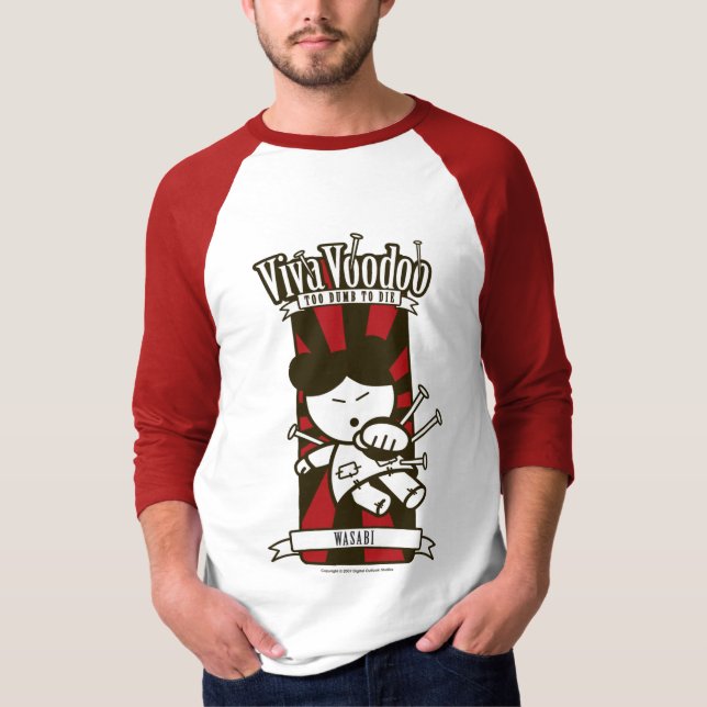 Camiseta del béisbol-estilo de "Wasabi" (Anverso)