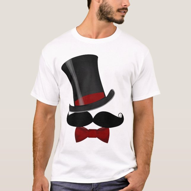 Camiseta del bigote (Anverso)