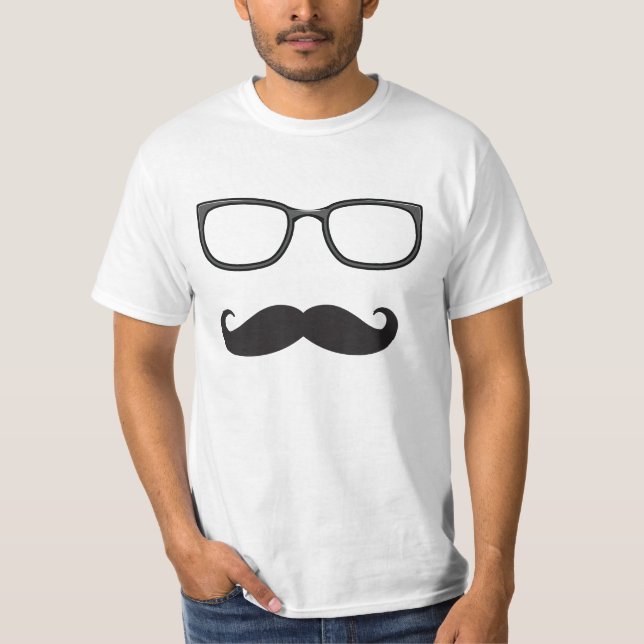 camiseta del bigote (Anverso)