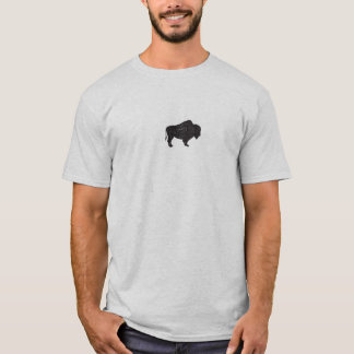 camiseta del bisonte del Vintage-estilo