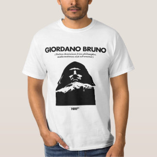 Camiseta del blanco de Giordano Bruno