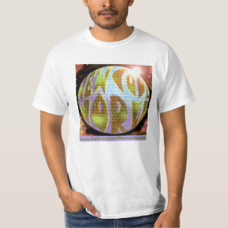 Camiseta del blanco de la etiqueta del LOGOTIPO w