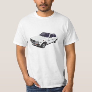 Camiseta del blanco de la puerta de Toyota Corolla