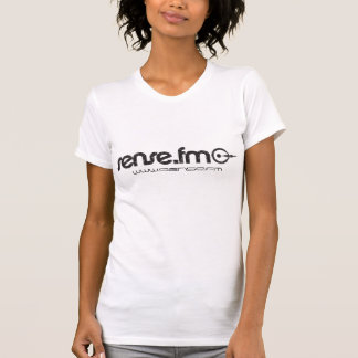 Camiseta del blanco de las señoras