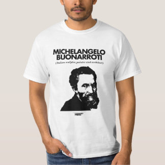 Camiseta del blanco de Miguel Ángel Buonarroti