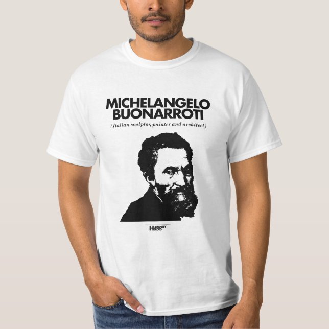 Camiseta del blanco de Miguel Ángel Buonarroti (Anverso)