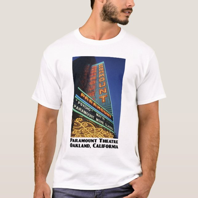Camiseta del blanco de Paramount, Oakland (Anverso)