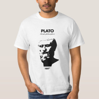 Camiseta del blanco de Platón