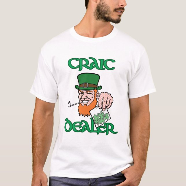 Camiseta del blanco del distribuidor autorizado de (Anverso)