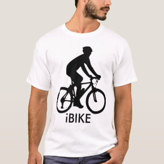 camiseta del blanco del iBIKE