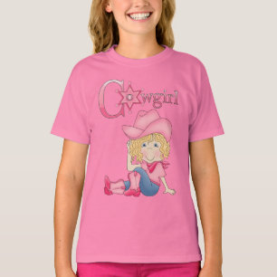 Camiseta del Blonde de la vaquera de la diversión