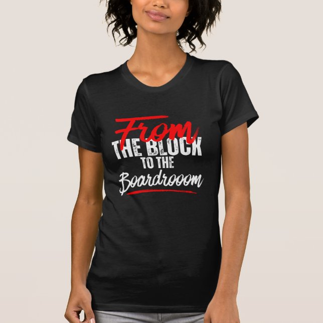 Camiseta Del bloque a la rebelión de la riqueza de la sala  (Anverso)