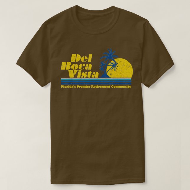 Camiseta Del Boca Funny Novedad Diseño Vista Jubilación Com (Diseño del anverso)