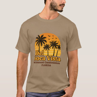Camiseta Del Boca Vista Condominios de retiro Florida Retr