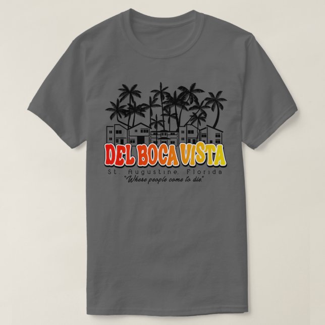 Camiseta Del Boca Vista Sunset Fade (Diseño del anverso)
