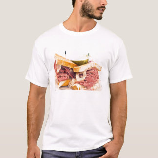 Camiseta del bocadillo de la tienda de
