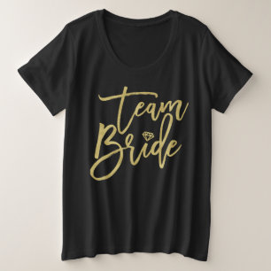 Camiseta del Boda del partido de novias Team Bride