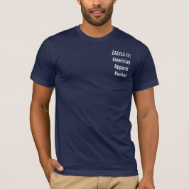 CAMISETA del BOLSILLO de AMERICAN APPAREL de los