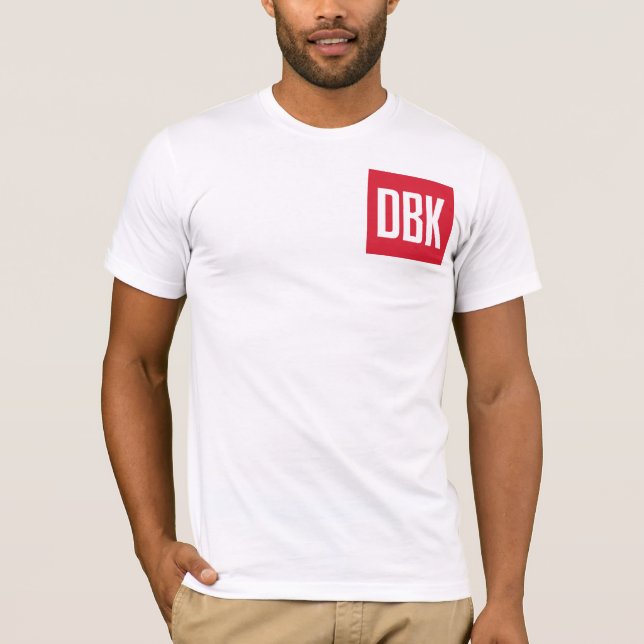 Camiseta del bolsillo de los hombres (Anverso)