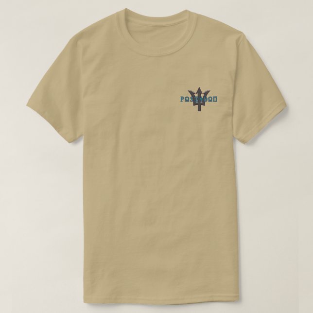 Camiseta del bolsillo de Poseidon (Diseño del anverso)