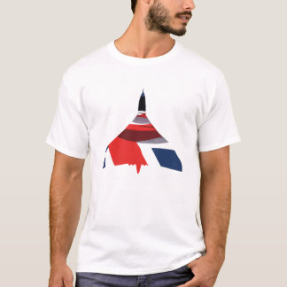 Camiseta del bombardero de Union Jack Vulcan