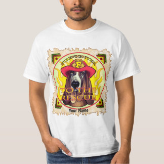 Camiseta del bombero de perros honrados