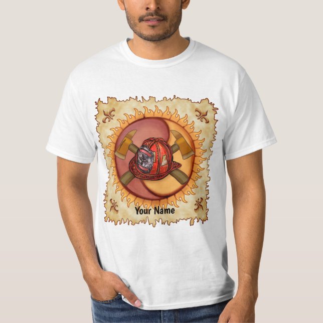 Camiseta del bombero de Yin Yang (Anverso)