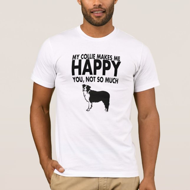 Camiseta del border collie (Anverso)