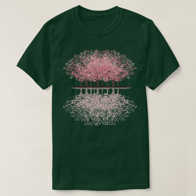 Camiseta del bosque de Sakura (Diseño del anverso)