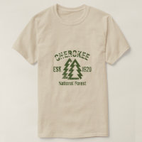 Camiseta del Bosque Nacional de Cherokee