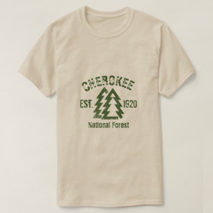 Camiseta del Bosque Nacional de Cherokee