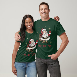Camiseta del bosque profundo de Santa Claus