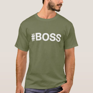 camiseta del #BOSS de la Hachís-etiqueta
