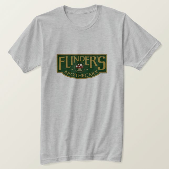 Camiseta del boticario de Flinder (Anverso del diseño)
