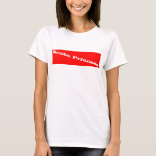 camiseta del buceo con escafandra