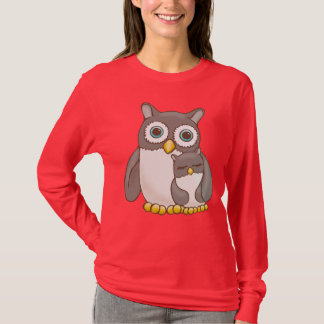 Camiseta del búho amor siempre usted