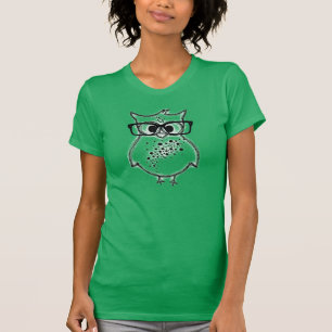 Camiseta del búho del inconformista