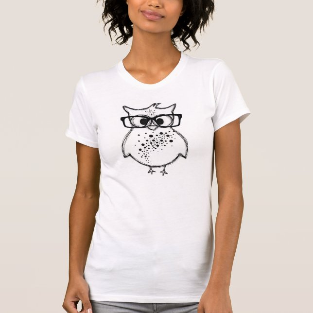 Camiseta del búho del inconformista (Anverso)