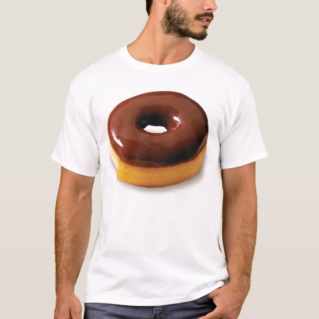 Camiseta del buñuelo esmaltado del chocolate (Anverso)