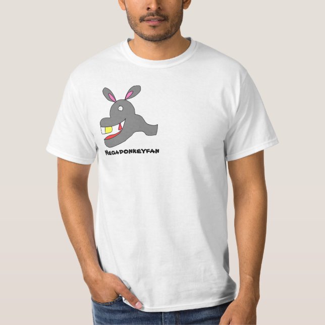 Camiseta del burro de Megadonkeyfan (Anverso)