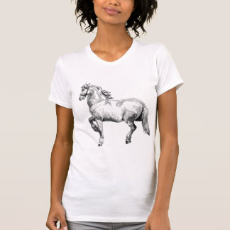 Camiseta del caballo blanco