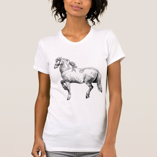 Camiseta del caballo blanco (Anverso)