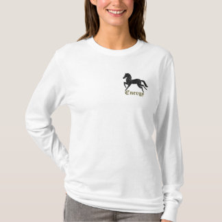 Camiseta del caballo de la energía