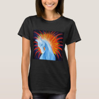 Camiseta del caballo del alcohol