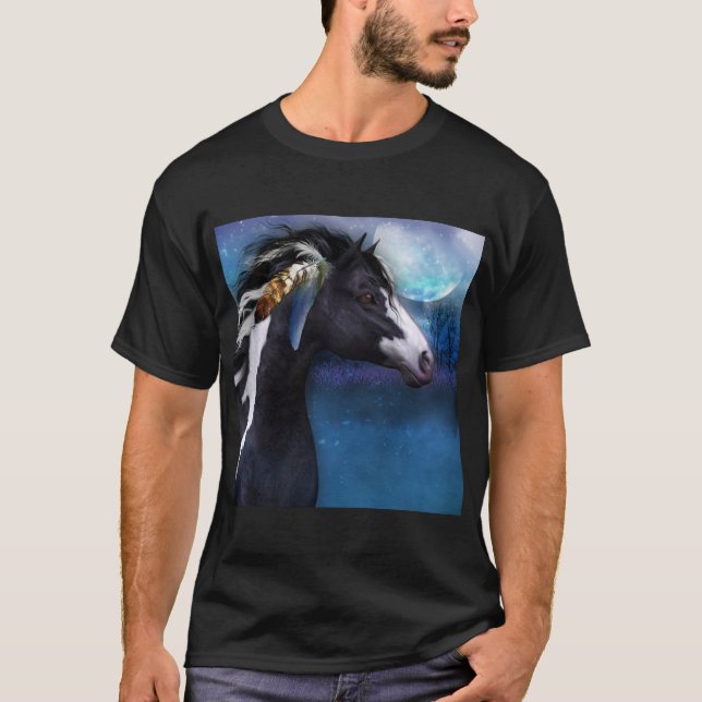 camiseta del caballo del alcohol para los hombres (Anverso)