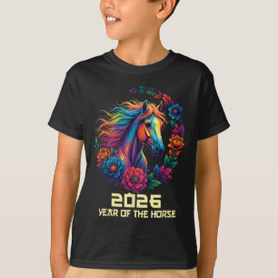 Camiseta Del Caballo Feliz Chino 1